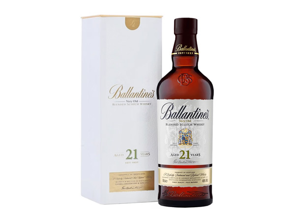 东莞百龄坛威士忌回收百龄坛21年苏格兰威士忌40°Ballantine's进口洋酒700ml