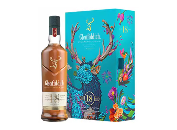 东莞格兰菲迪回收格兰菲迪18年700ml春节礼盒装Glenfiddich苏格兰威士忌