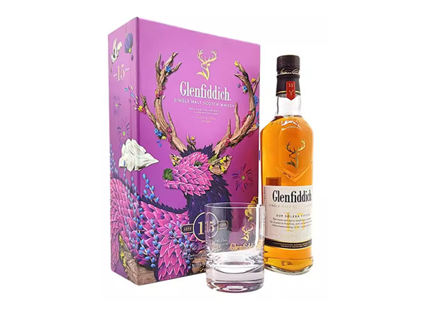 东莞收购格兰菲迪15年威士忌福鹿礼盒装Glenfiddich苏格兰威士忌700ml上门回收