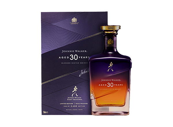 东莞Johnnie Walker尊尼获加30年回收尊尼获加威士忌紫金臻选750ml礼盒装洋酒收购约翰走路中国限量版