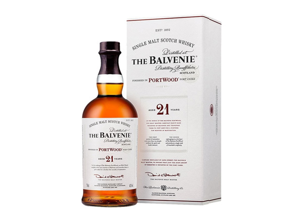 东莞回收百富威士忌21年波特桶陈酿The Balvenie Portwood Single百富洋酒收购