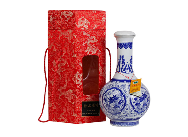 东莞咸亨黄酒回收珍品咸亨三十年花雕酒青瓷瓶盒装绍兴黄酒2.5L