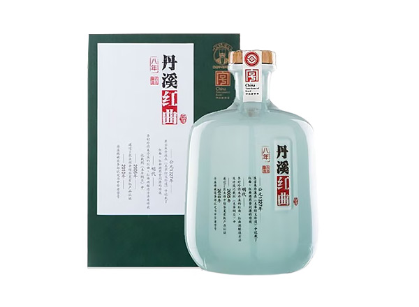 东莞丹溪黄酒回收丹溪8年红曲黄酒750mL 2瓶礼盒装