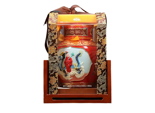 东莞古越龙山黄酒回收古越龙山状元及第二十年陈酿2.5L工艺浮雕黄酒