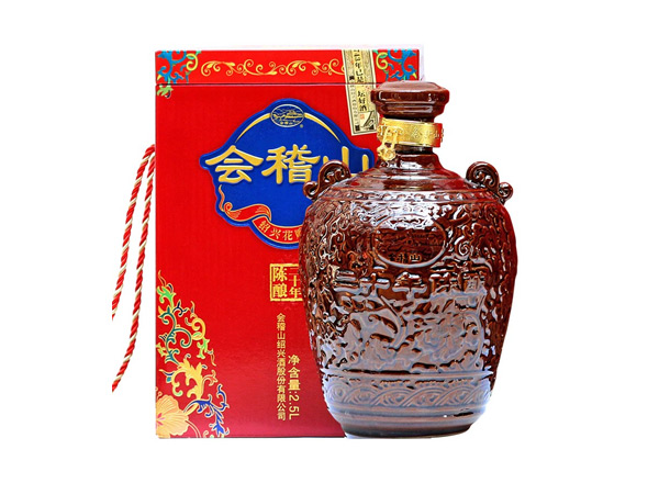 东莞回收会稽山二十年黄酒陶坛20年陈酿2.5L花雕酒