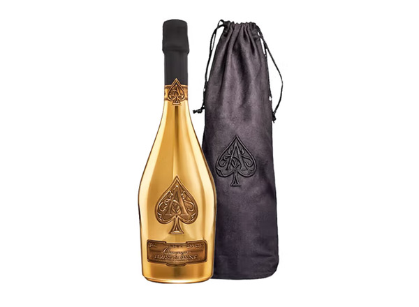东莞黑桃A香槟回收黑桃A黄金香槟金色瓶Armand de Brignac Brut