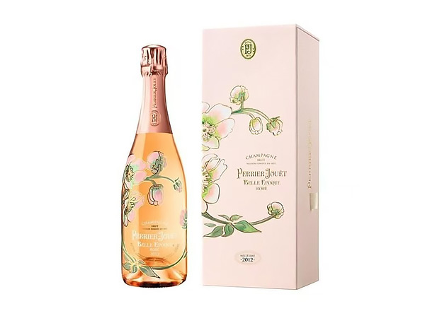 东莞回收巴黎之花美丽时光桃红年份香槟礼盒装Perrier-Jouët Belle Epoque Rosé
